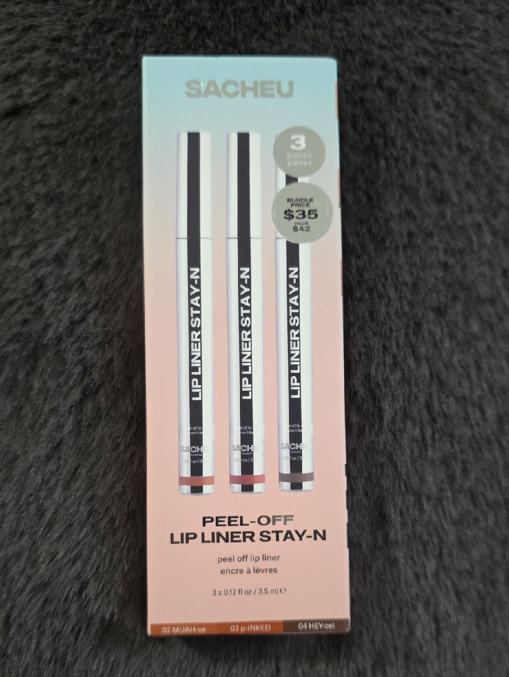 Sacheu Lip Liner Stayn Trio Peel Off Lip Liner